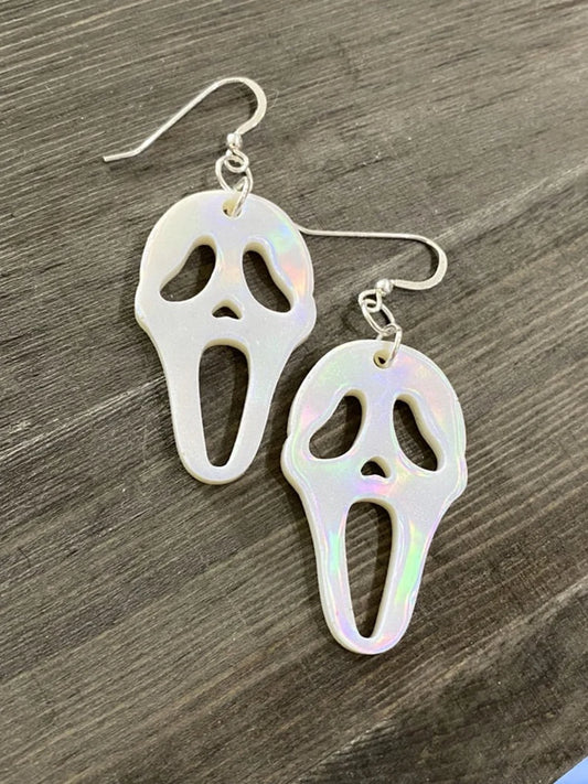 Scream Face Earrings